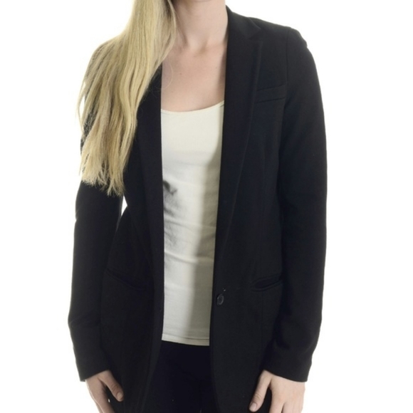 CLUB MONACO Dark Gray Ponte Blazer Size 4 - Picture 1 of 7